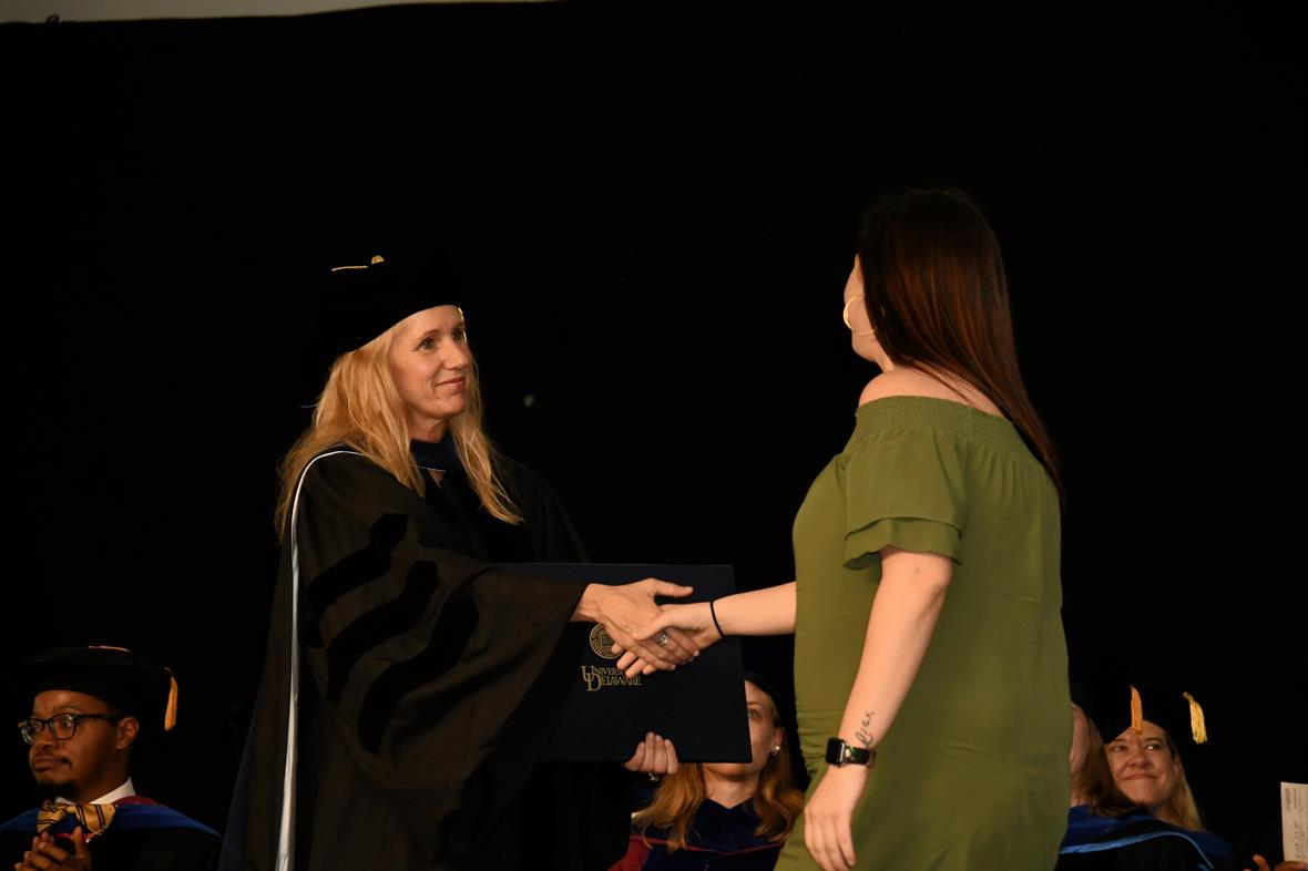 Family accepts Honorary Degree