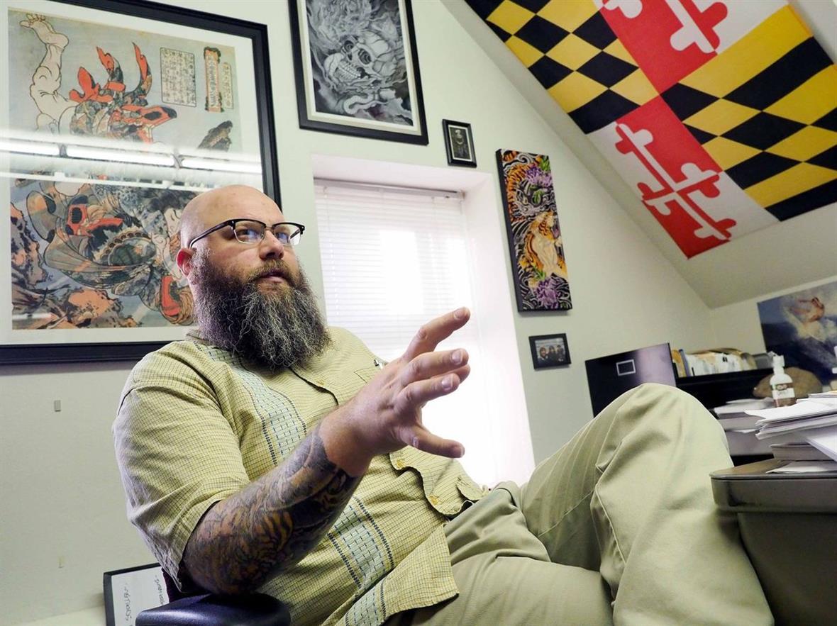 USD Assistant Professor David Lane, former UD graduate, pioneers tattoo studies.